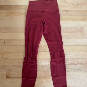 Lululemon Align Dark Sport Red 25”